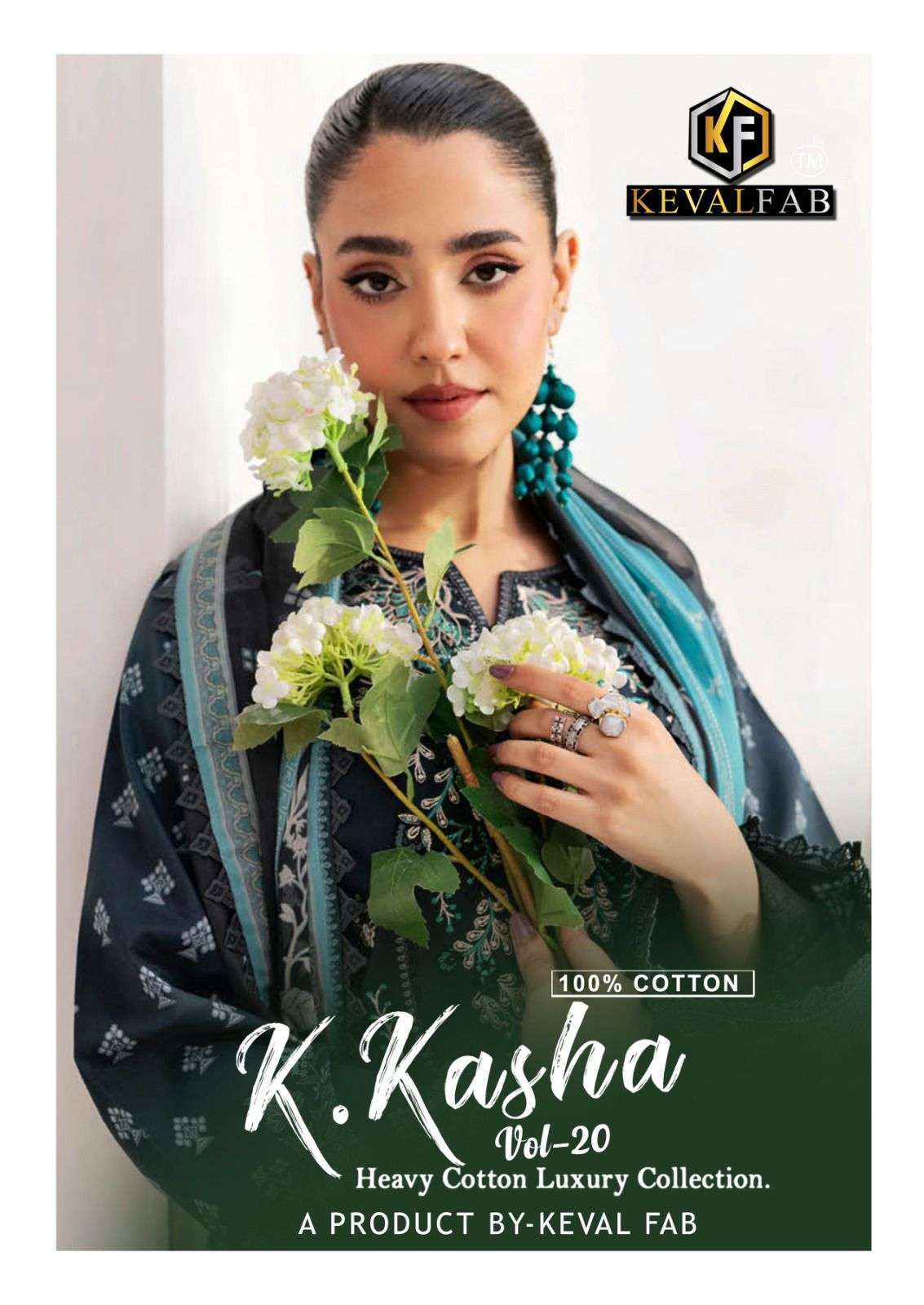 K KASHA VOL - 20 BY KEVAL FAB